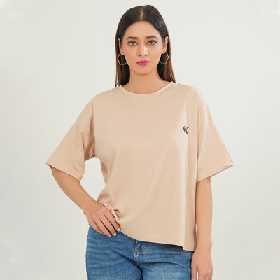 Beige Oversize T-Shirt