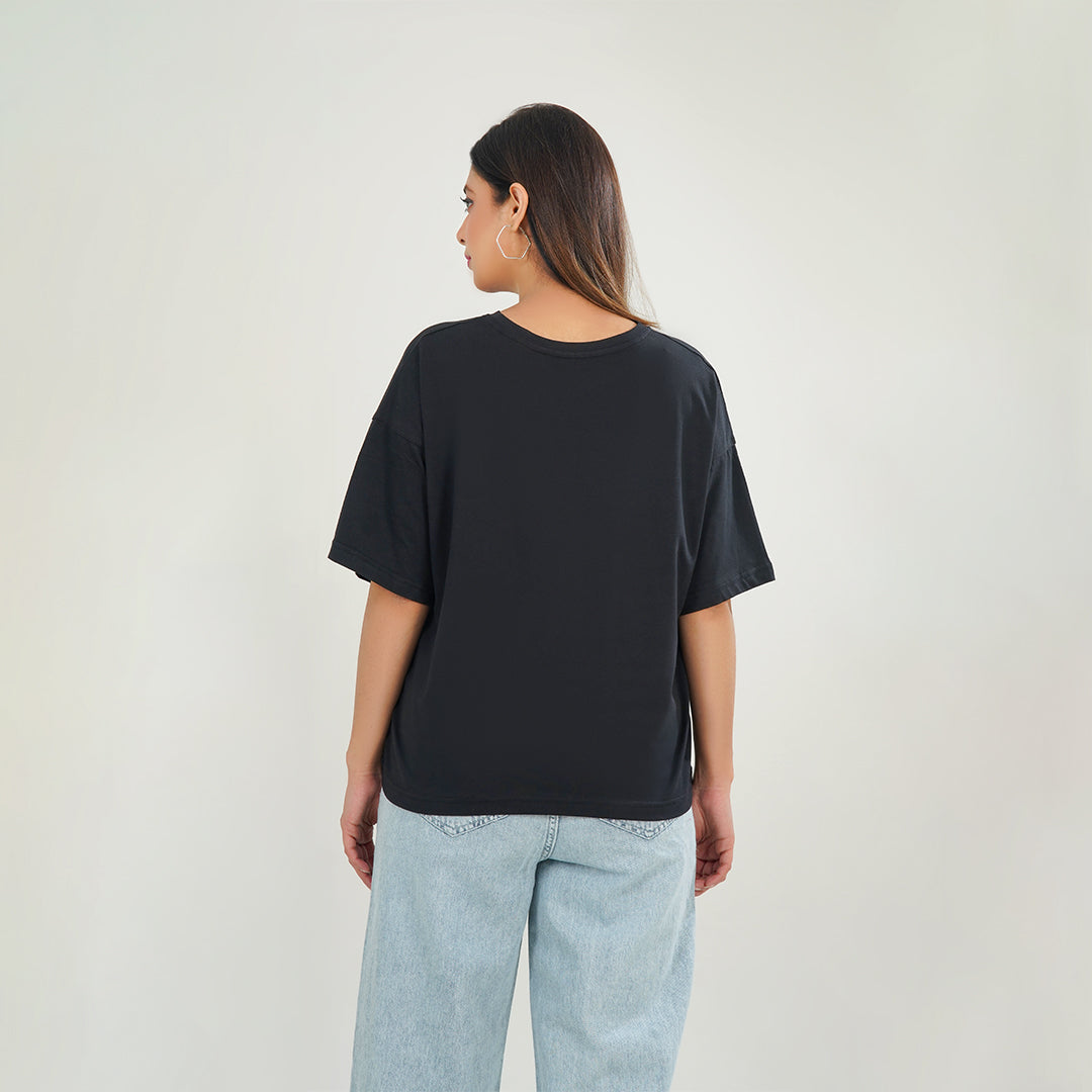 Black Oversize T-Shirt