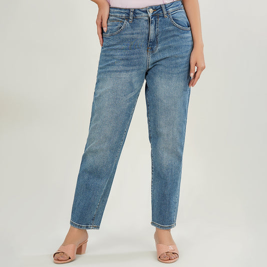 Straight Fit dark Blue Jeans