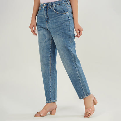 Straight Fit dark Blue Jeans