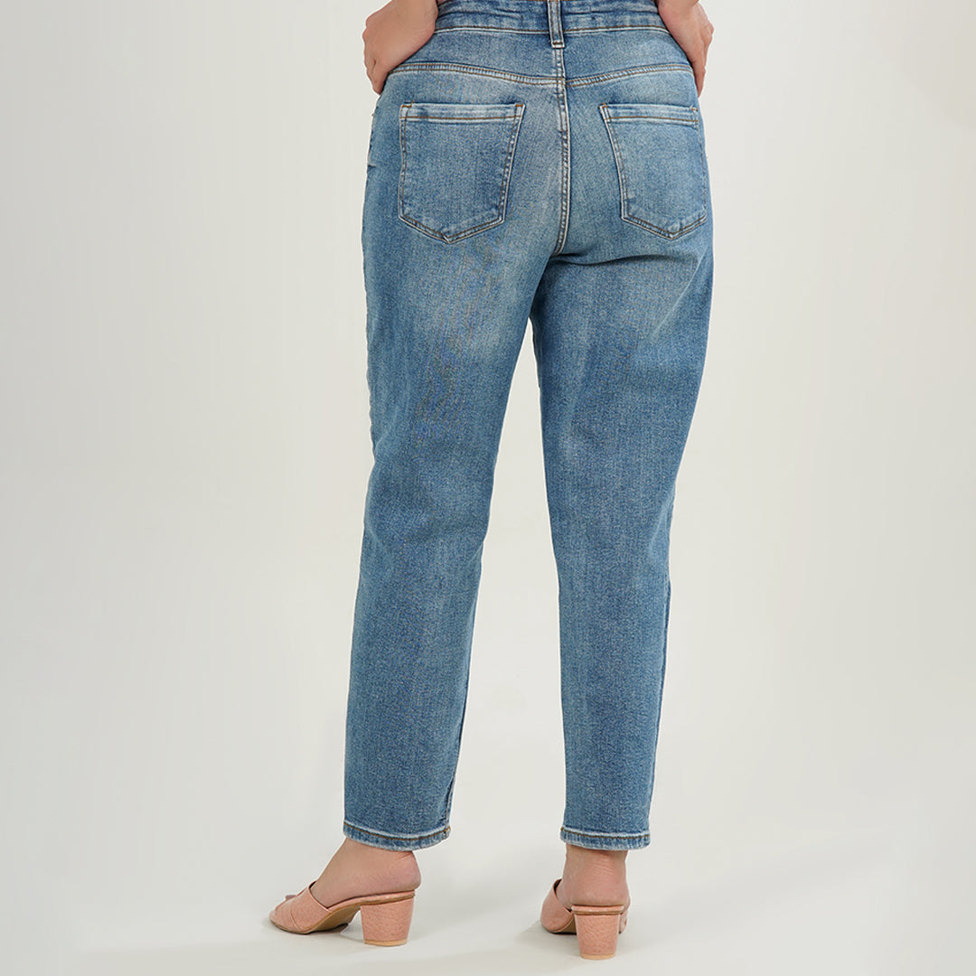 Straight Fit dark Blue Jeans