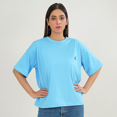 Cold Blue Oversize T-Shirt
