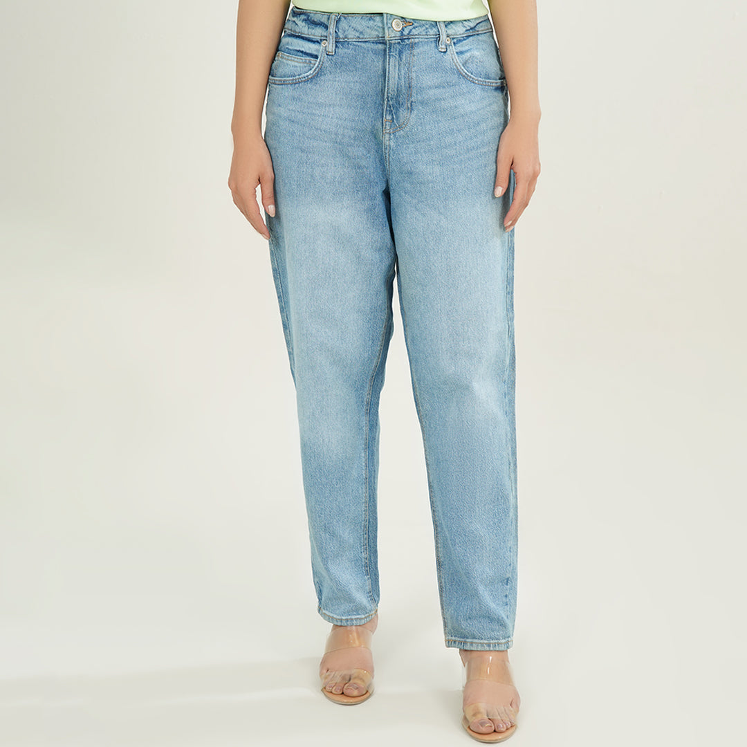 Straight Fit Light Blue Jeans