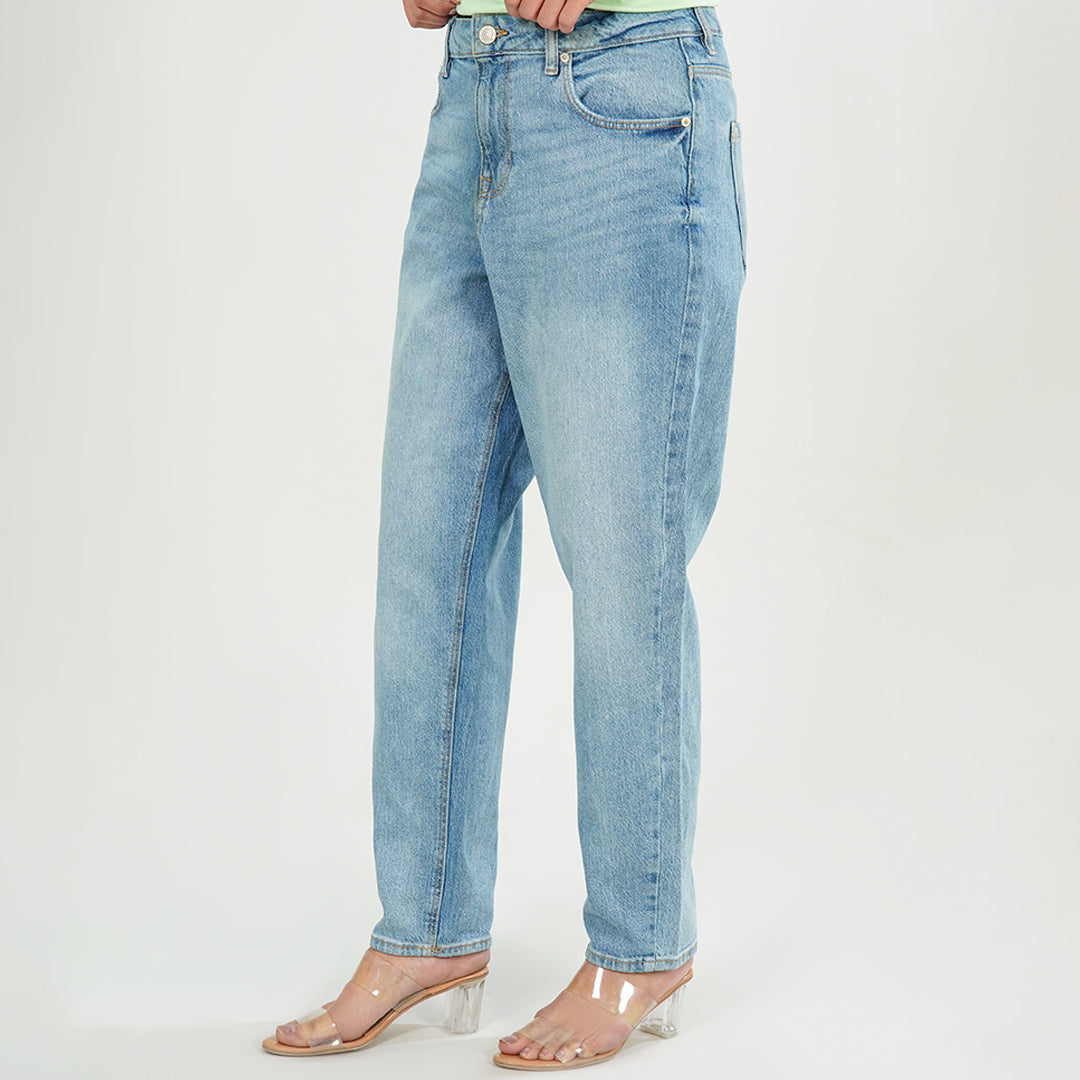 Straight Fit Light Blue Jeans
