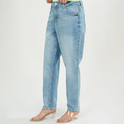 Straight Fit Light Blue Jeans