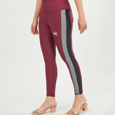 Mehroon Instinct Legging for the Women
