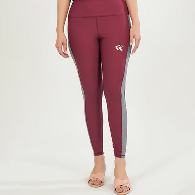 Mehroon Instinct Legging for the Women