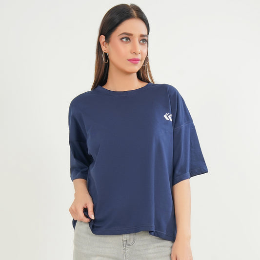 Navy Oversize T-Shirt