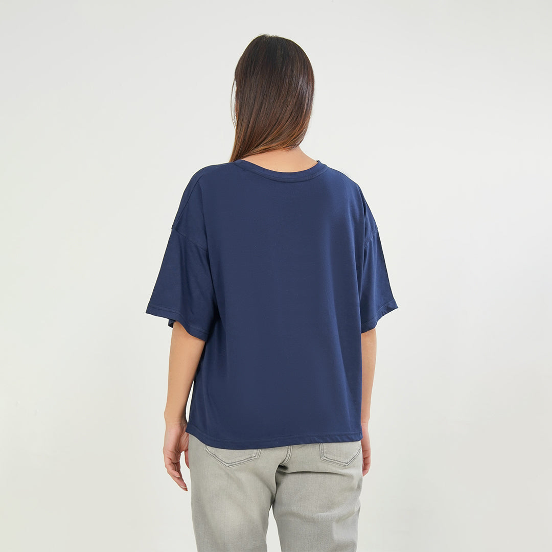 Navy Oversize T-Shirt