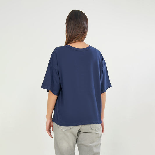 Navy Oversize T-Shirt