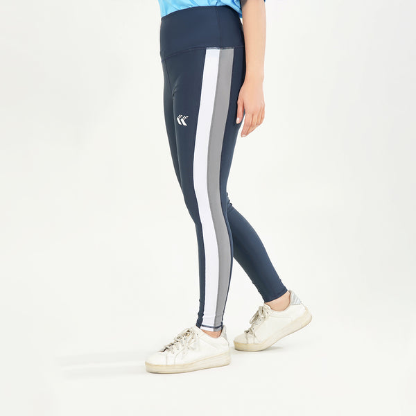 Navy Two Pannel Legging