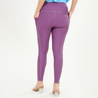Purple Pocket Legging