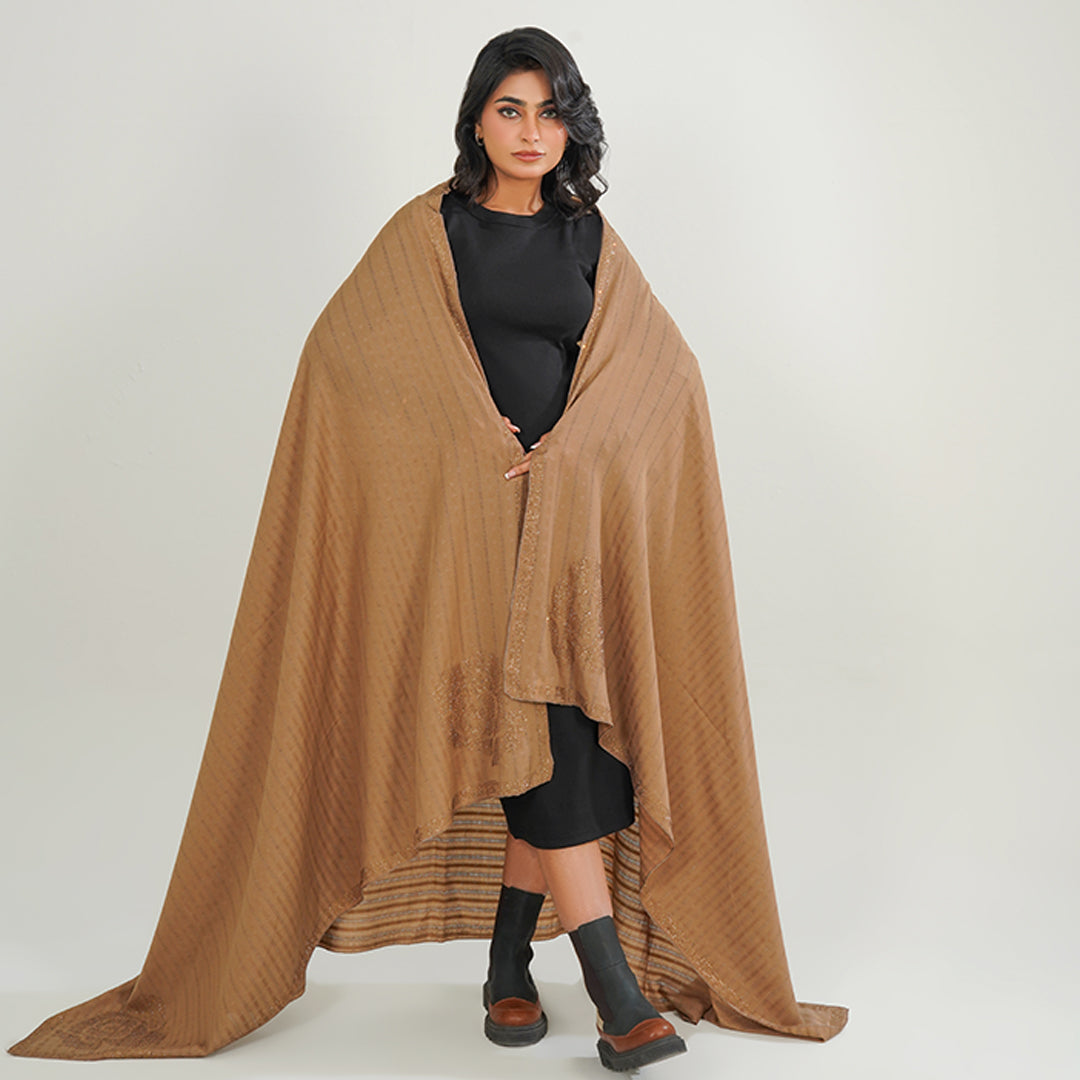 Plain Summer Stone shawls (BROWN)