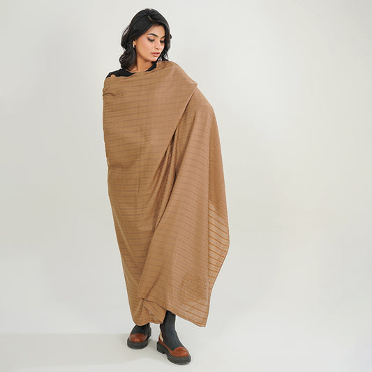 Plain Summer Stone shawls (BROWN)