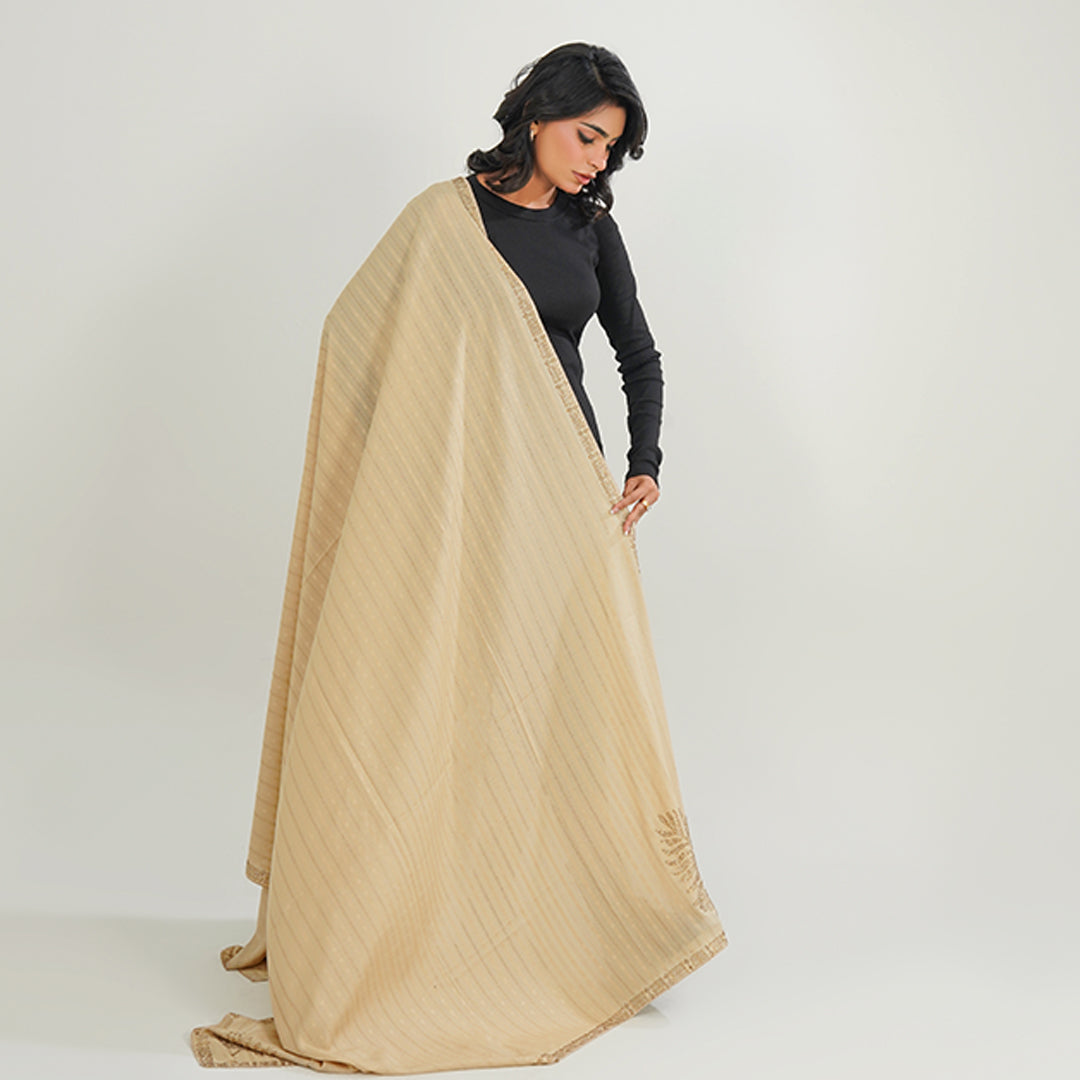 Plain Summer Stone shawls (Beige)