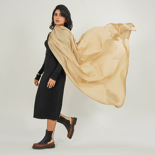 Plain Summer Stone shawls (Beige)