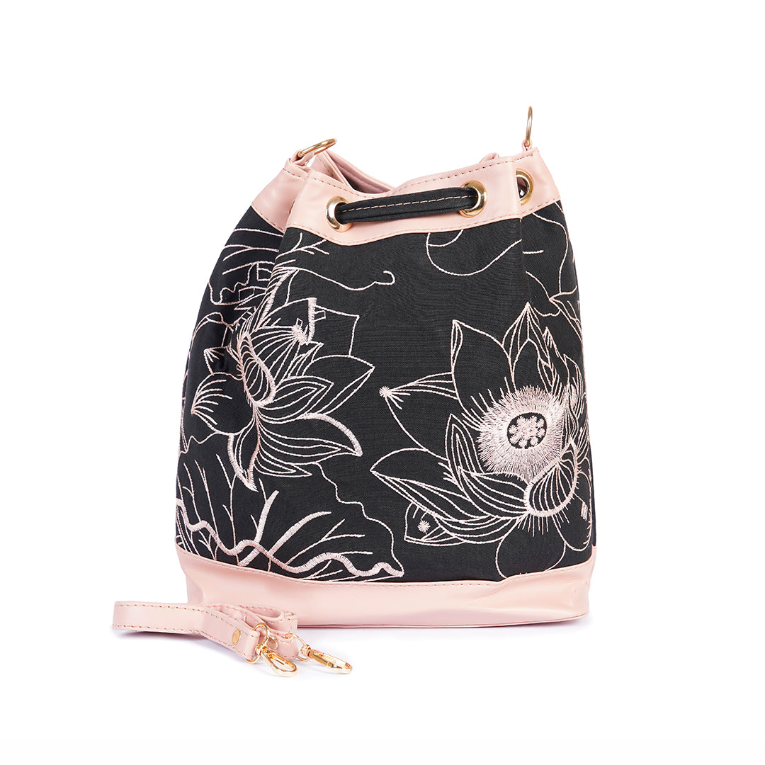 Sapphire Pink Edge Satchel Bag