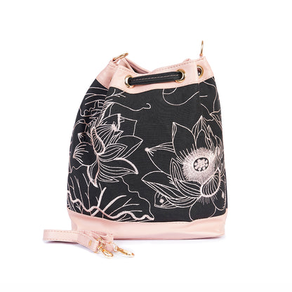 Sapphire Pink Edge Satchel Bag