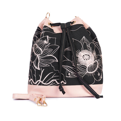 Sapphire Pink Edge Satchel Bag