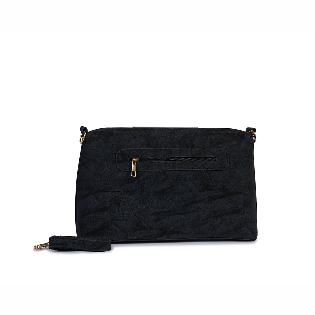 BlushBloom Bucket Black Bag