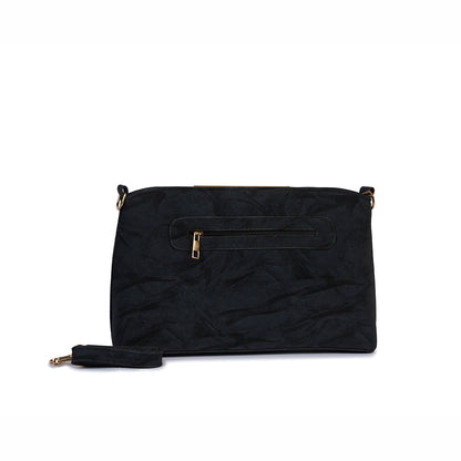 BlushBloom Bucket Black Bag