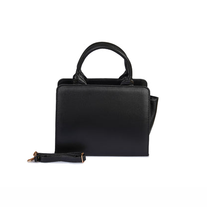 Velvet Frost Luxe Black Bag