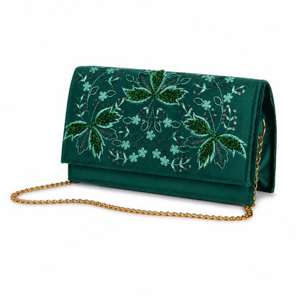 Midnight Grace Emerald Sling Bag