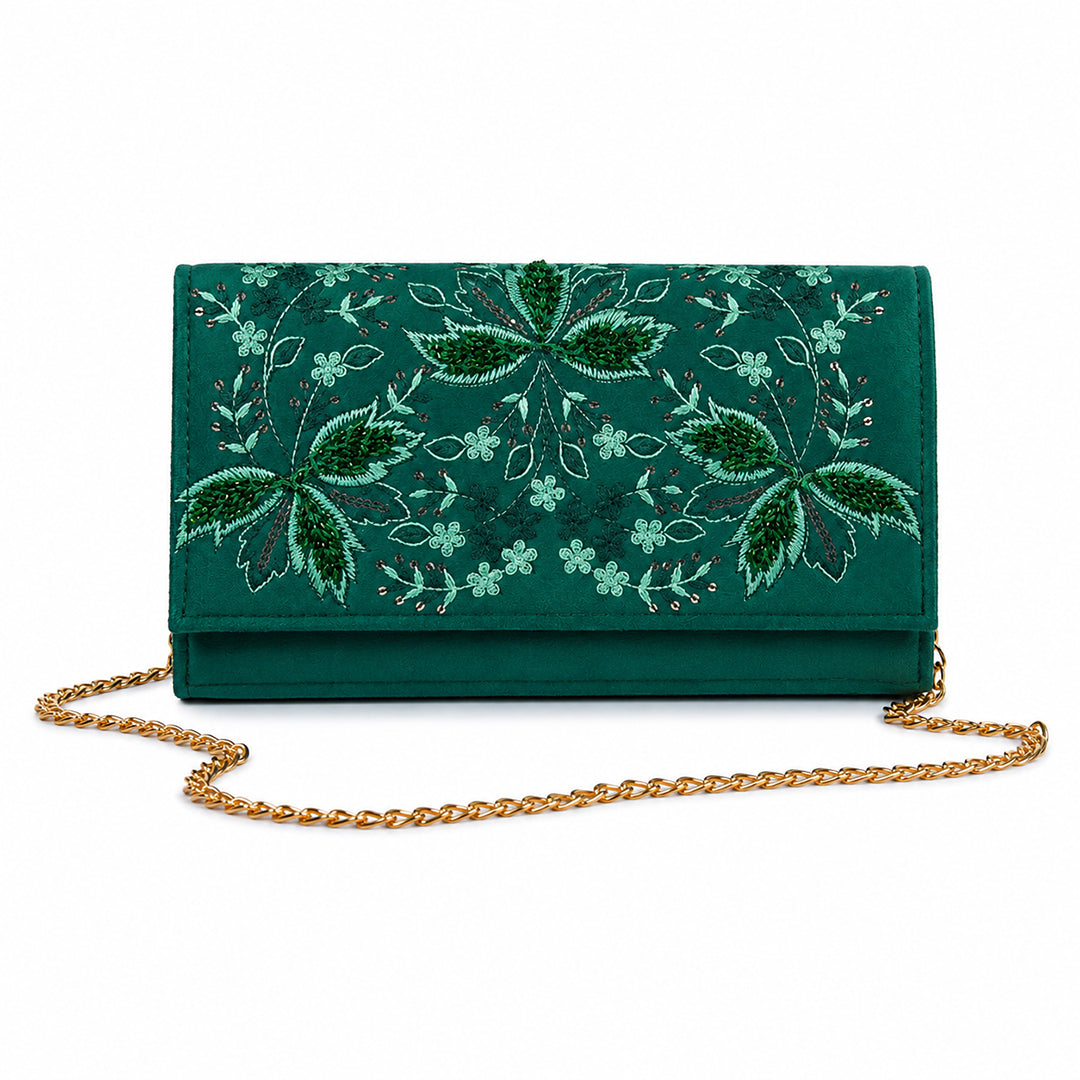 Midnight Grace Emerald Sling Bag