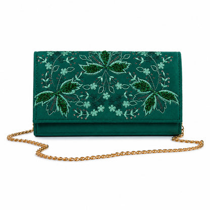 Midnight Grace Emerald Sling Bag