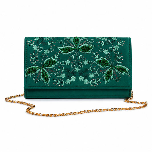 Midnight Grace Emerald Sling Bag