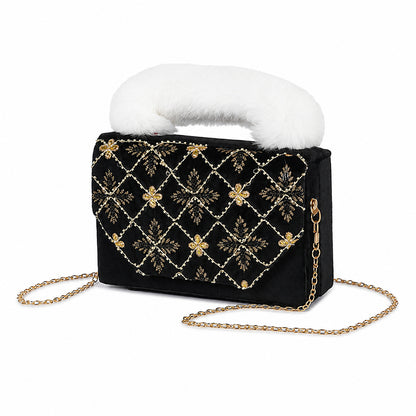 RoseWhisper Charm Black Bag
