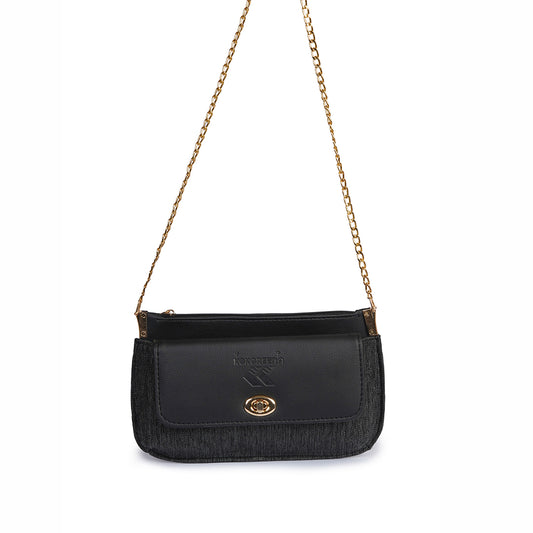 Emerald Dusk Black Clutch