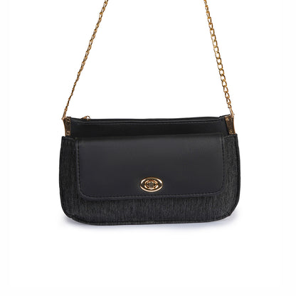 Emerald Dusk Black Clutch