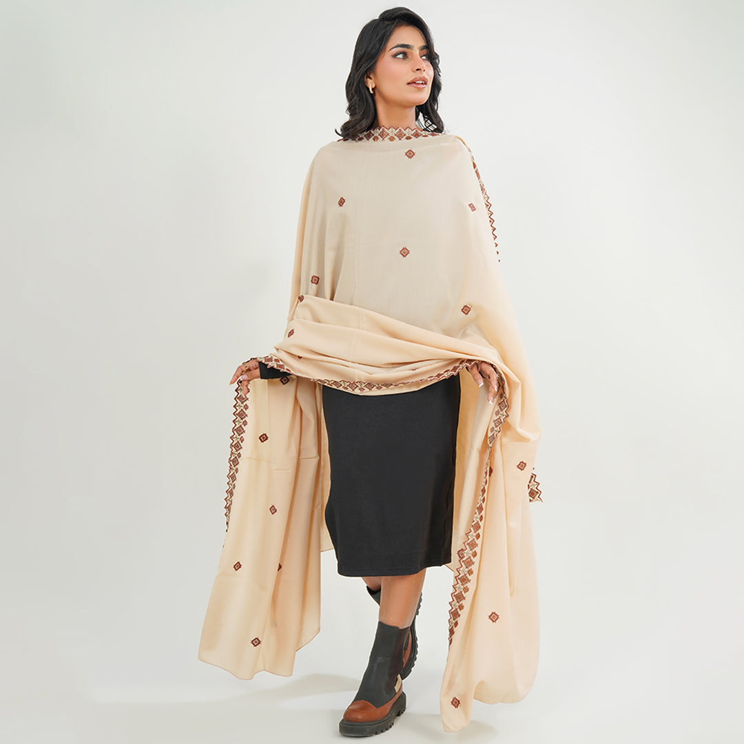 Kashmiri Summer Shawls - (Skin)