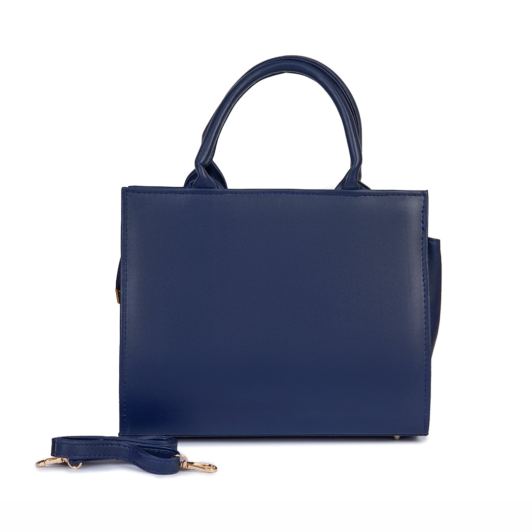 Mocha Luxe Blue Bag