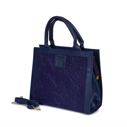 Mocha Luxe Blue Bag