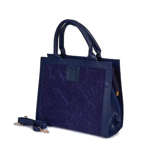 Mocha Luxe Blue Bag