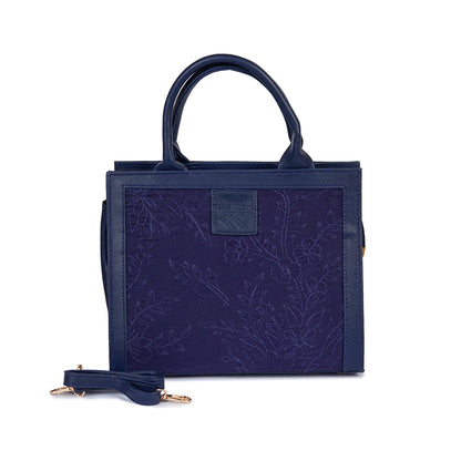 Mocha Luxe Blue Bag