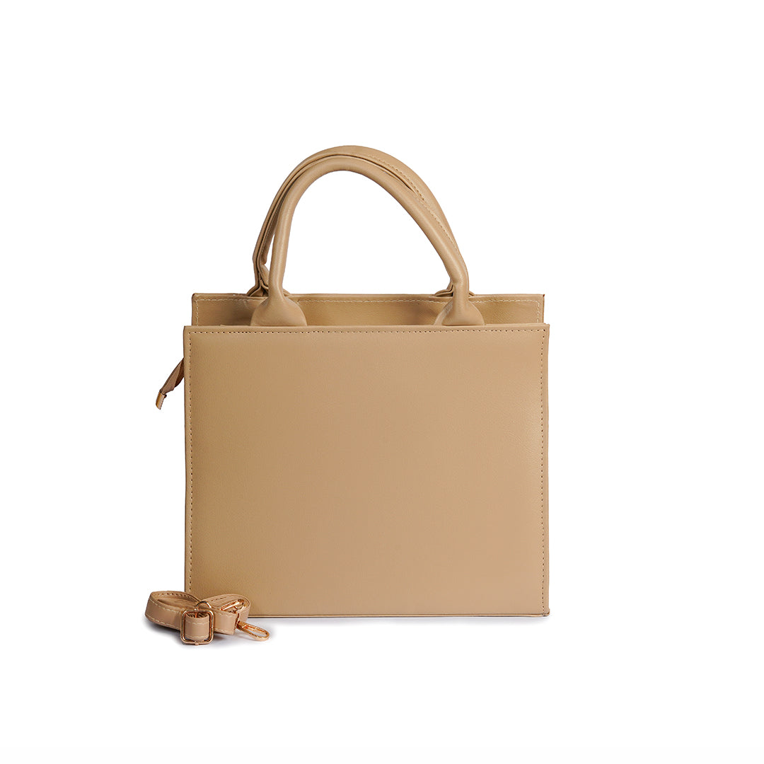 Mocha Luxe Beige Bag