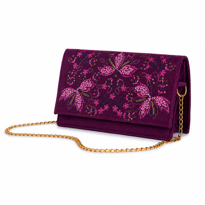Midnight Grace Purple Sling Bag