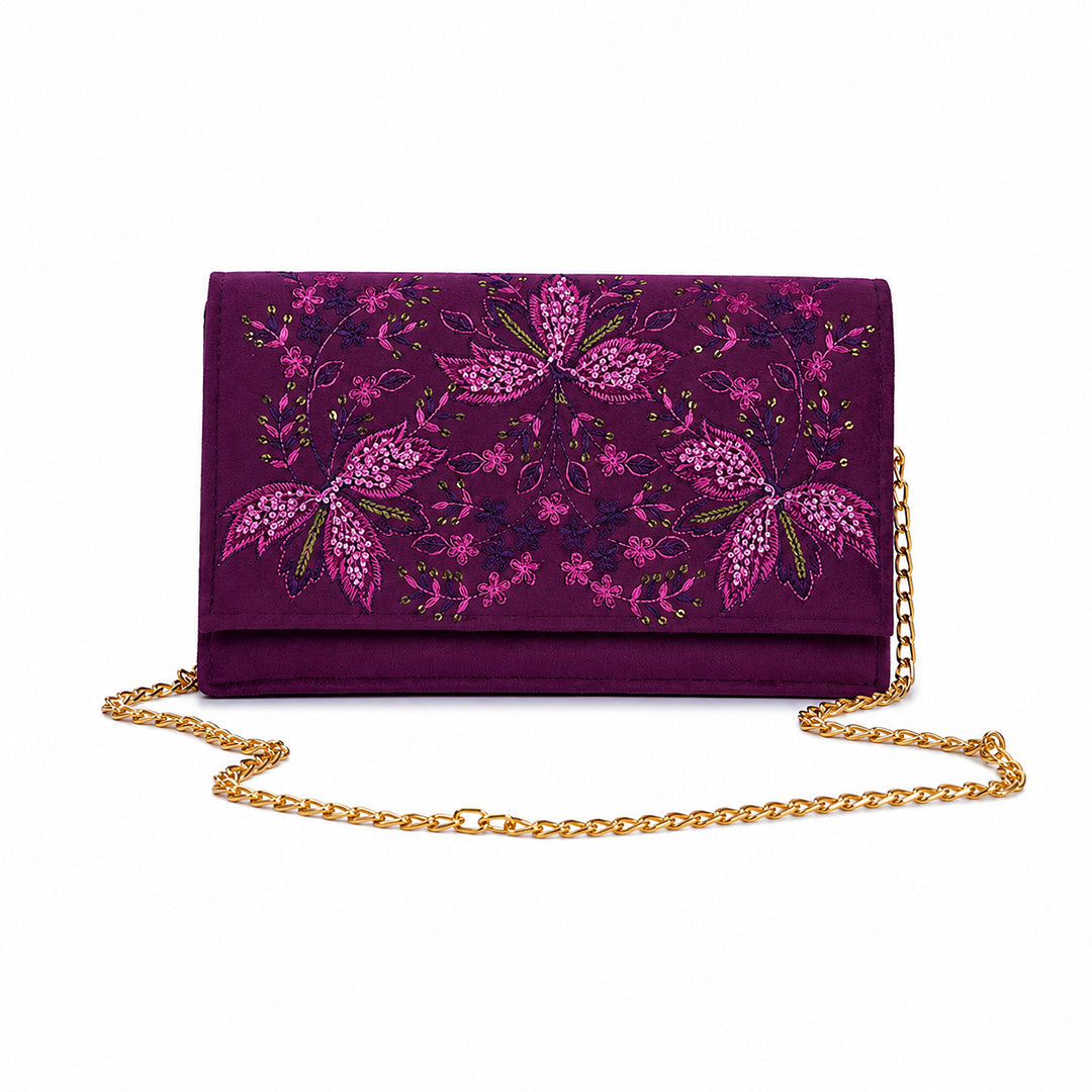 Midnight Grace Purple Sling Bag
