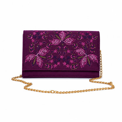 Midnight Grace Purple Sling Bag