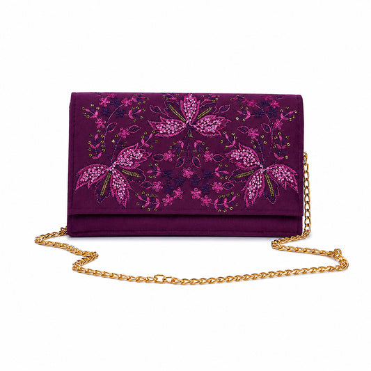 Midnight Grace Purple Sling Bag