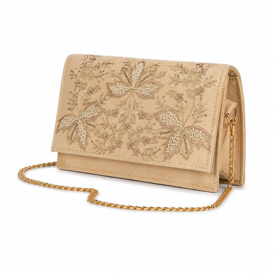 Midnight Grace Tan Sling Bag